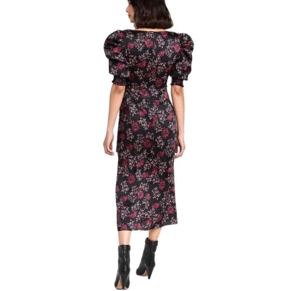 Cinq à Sept Daisy Kacy Faux Wrap Midi Dress‎ size 4 - Picture 2 of 15